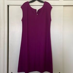 St John cap sleeve dress